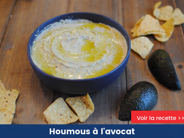 Houmous à l'avocat